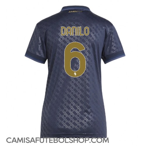 Camisa de time de futebol Juventus Danilo Luiz #6 Replicas 3º Equipamento Feminina 2024-25 Manga Curta